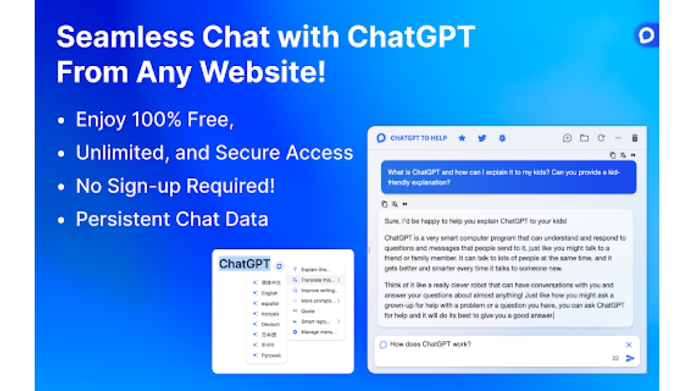 ChatGPT2Help - Chrome Extension
