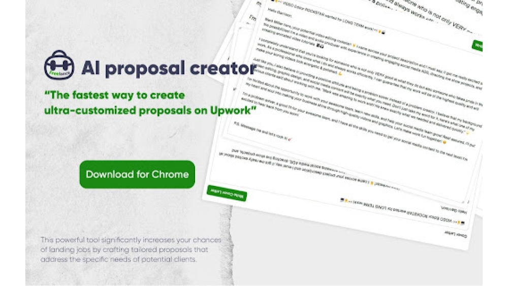 ChatGPT AI Proposal Generator for Freelancers - Chrome Extension