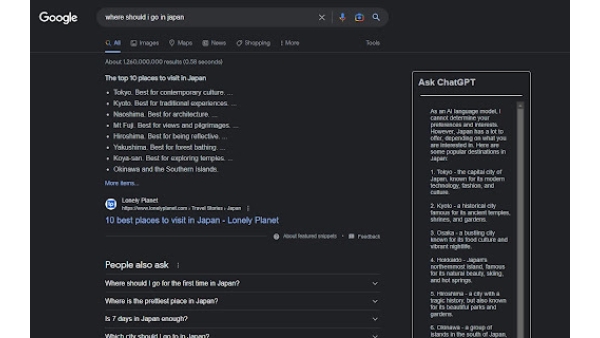 ChatGPT Assistant for Web Search - Chrome Extension