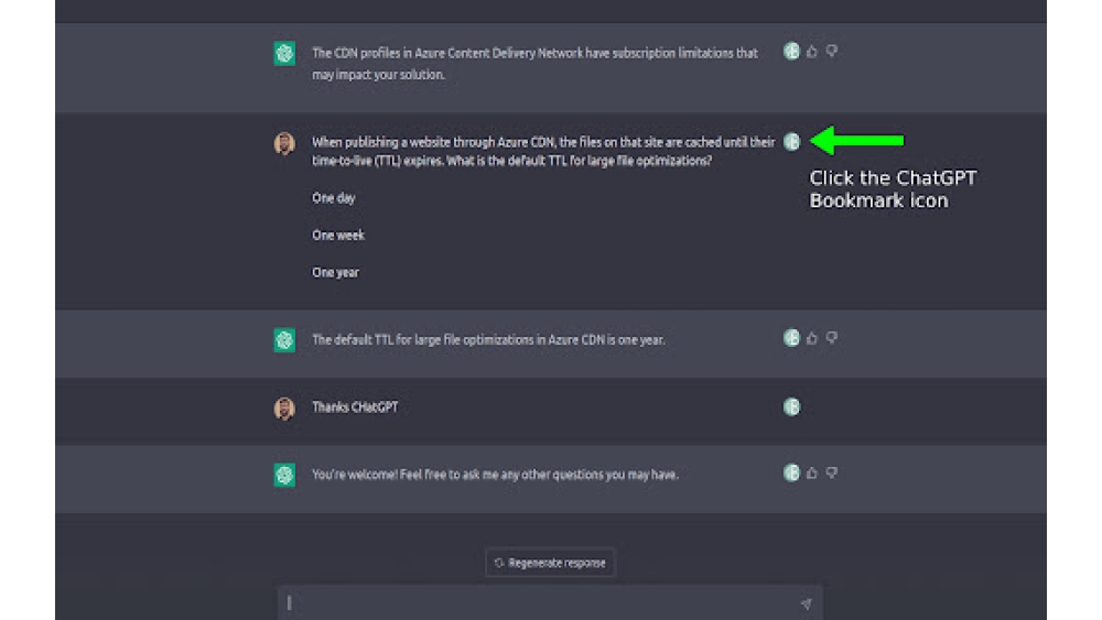 ChatGPT Bookmark - Chrome Extension