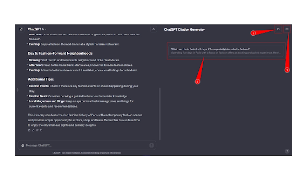 ChatGPT Citation Generator - Chrome Extension