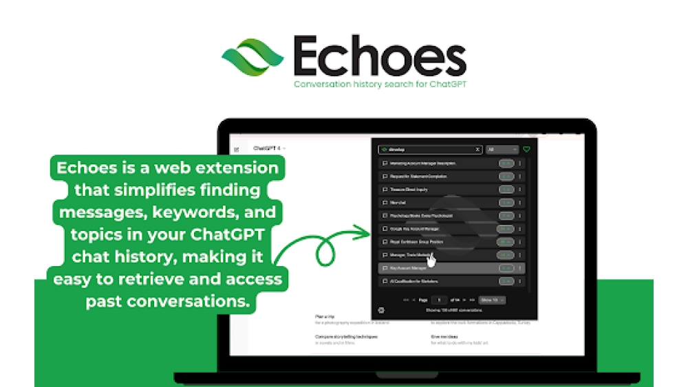 ChatGPT Conversation History Search - Chrome Extension