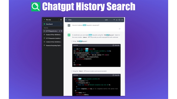 ChatGPT Conversation History Search Plugin - Chrome Extension
