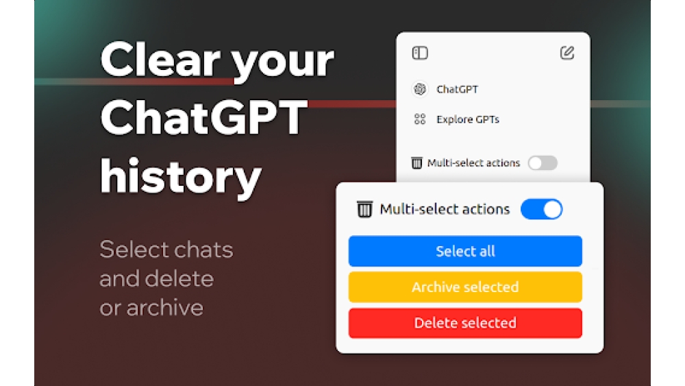 ChatGPT Delete All Chats - Chrome Extension