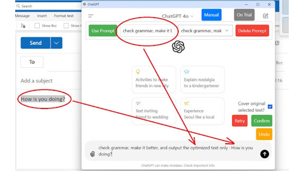 ChatGPT Enhancer for Extensive Text Operation - Chrome Extension