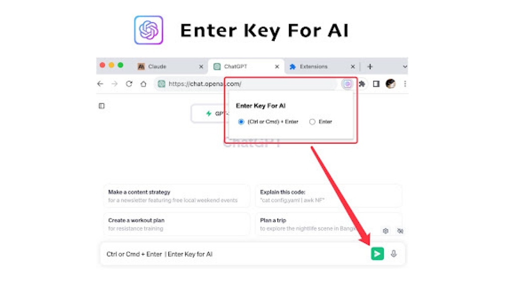 ChatGPT Enter Key Fix - Chrome Extension