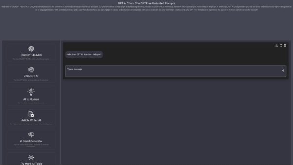 ChatGPT Free GPT AI Chat