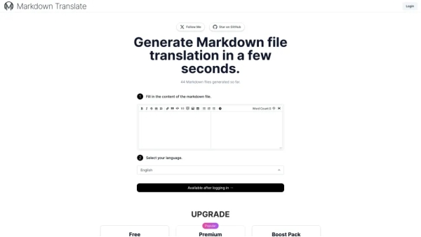 ChatGPT Markdown Translate