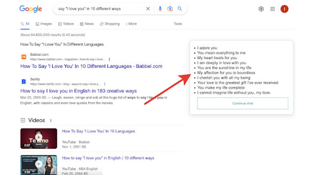 ChatGPT on Google - Chrome Extension