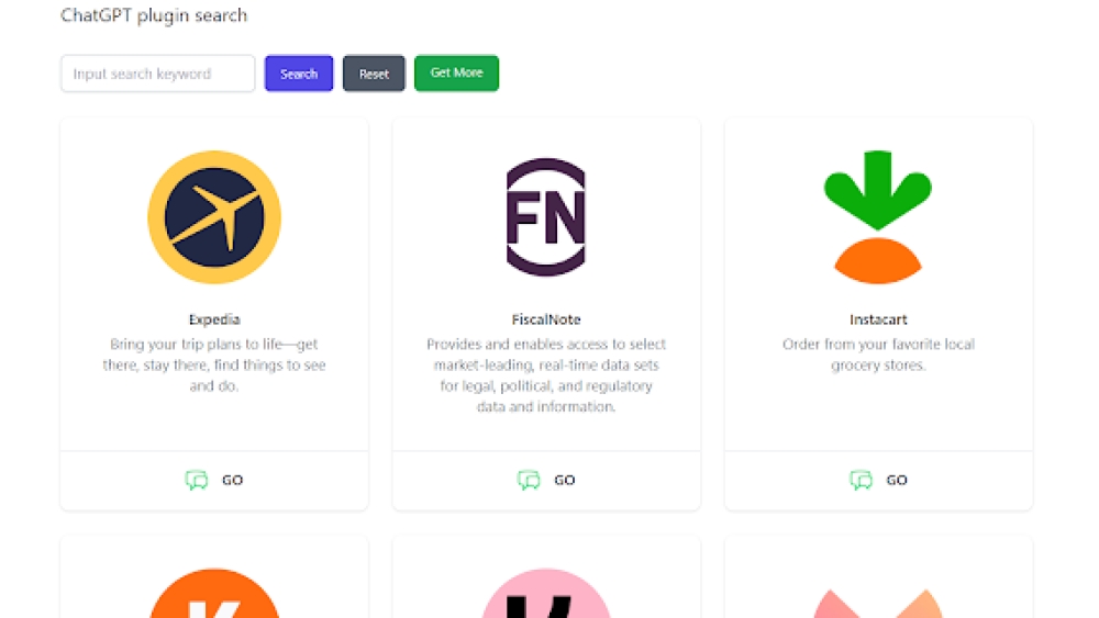 ChatGPT Plugins Search - Chrome Extension