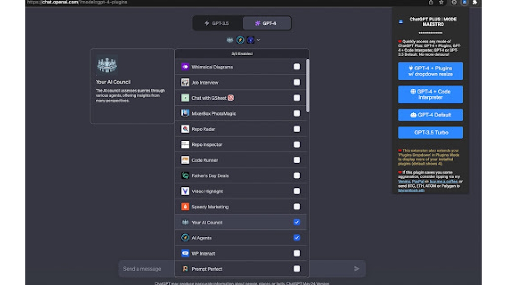 ChatGPT Plus - Chrome Extension