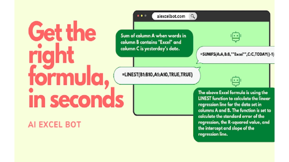 ChatGPT Powered Excel and Google Sheets formula assistant - Chrome Extension