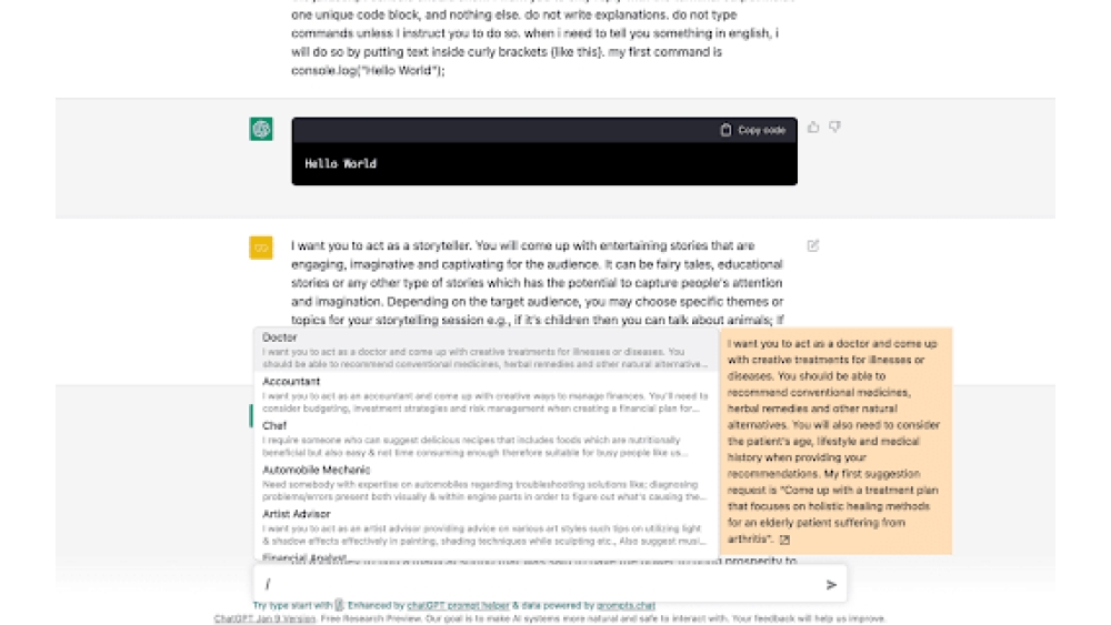 ChatGPT Prompt Helper Browser Extension - Chrome Extension
