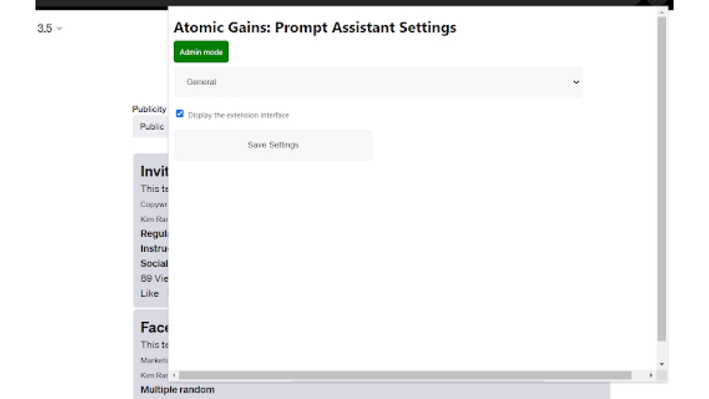 ChatGPT Prompt Template Extension - Chrome Extension