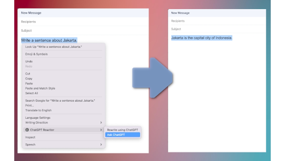 ChatGPT Rewriter - Chrome Extension