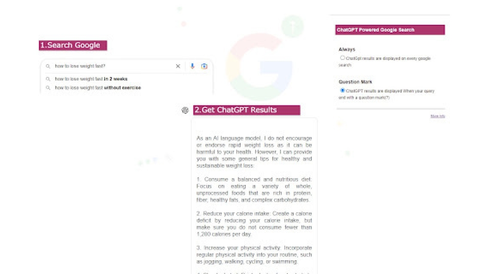 ChatGPT Search Extension - Chrome Extension