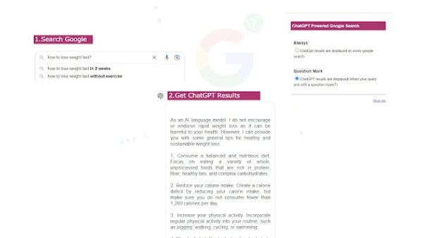 ChatGPT Search Extension - Chrome Extension