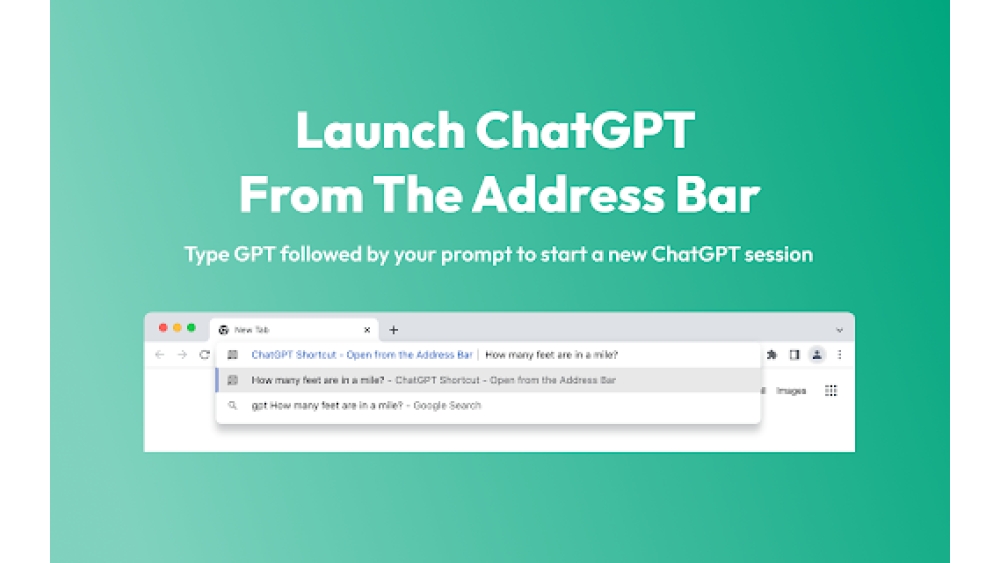 ChatGPT Shortcut - Open from the Address Bar Extension - Chrome Extension