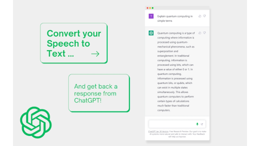 ChatGPT Speech-to-Text Extension - Chrome Extension