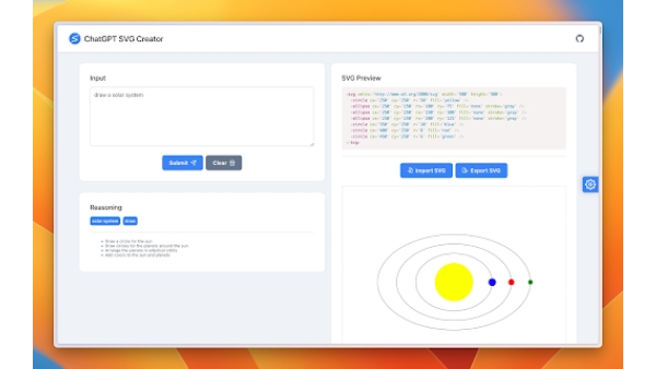 ChatGPT SVG Creator - Chrome Extension