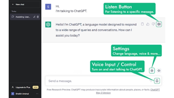 ChatGPT Voice Control Extension - Chrome Extension