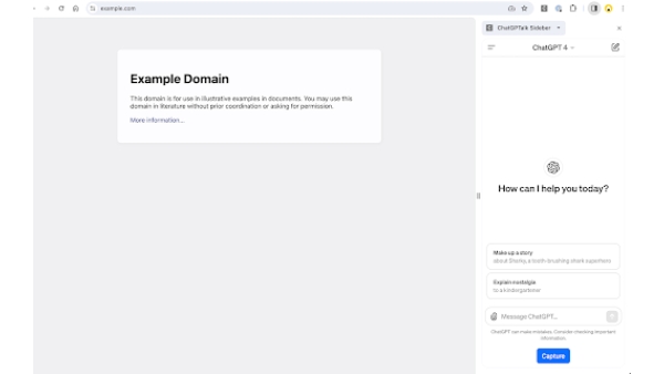 ChatGPTalk Sidebar - Chrome Extension
