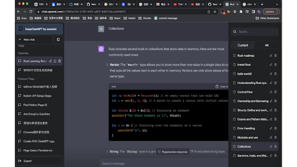 ChatGPT-Bookmarks - Chrome Extension