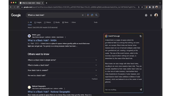 ChatGPTinGoogle - Chrome Extension