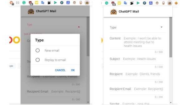 ChatGPT-Mail - Chrome Extension