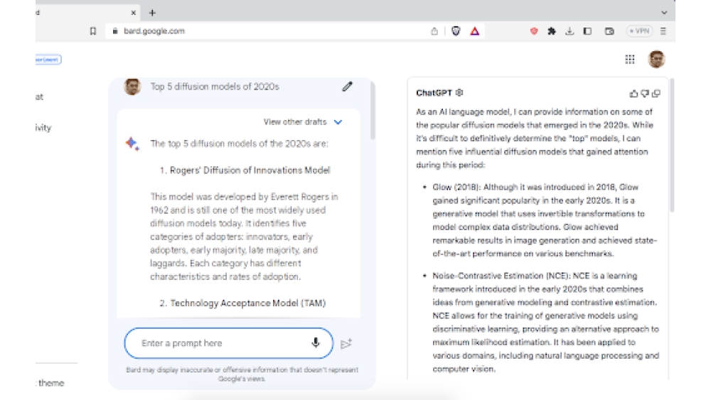 ChatGPTonBard - Chrome Extension