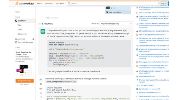 ChatOverflow - Chrome Extension