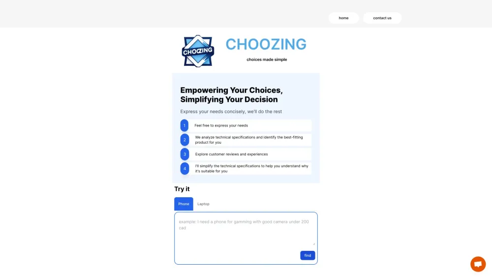 Choozing