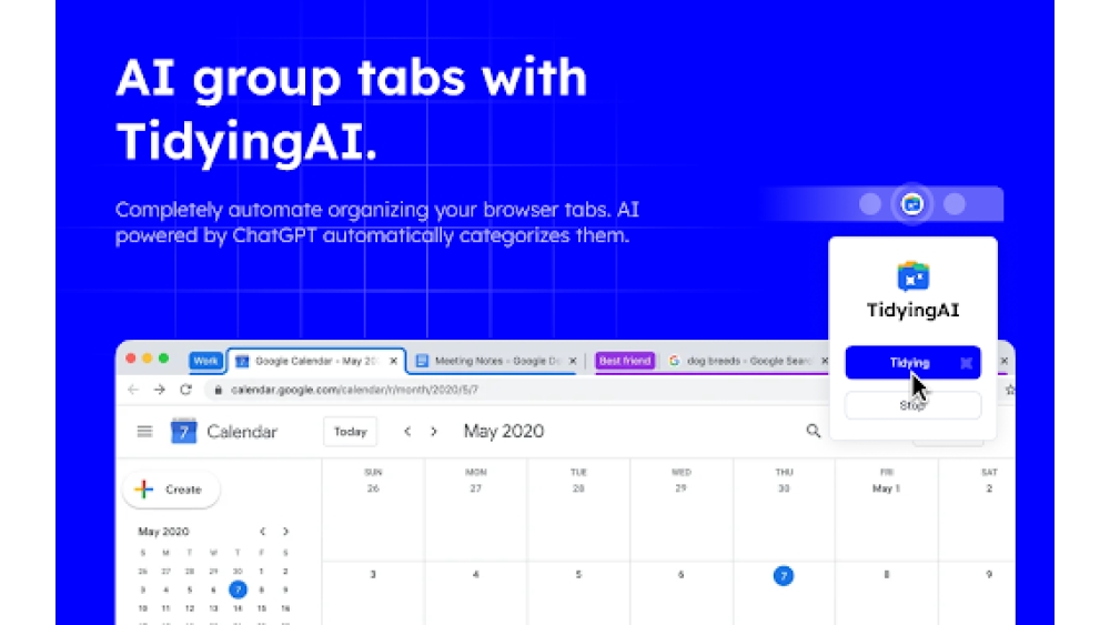 Chrome Tab & Bookmark Organizer - Chrome Extension