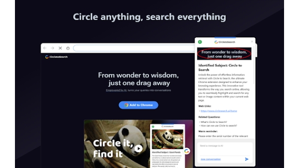 Circle to Search - Chrome Extension