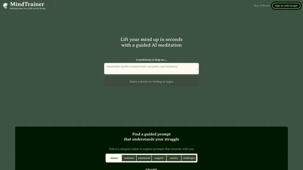 Clairity AI Meditation