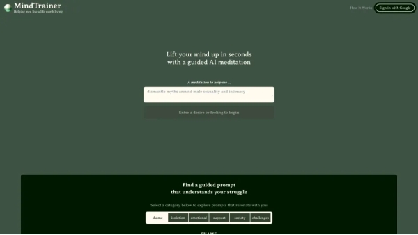 Clairity AI Meditation