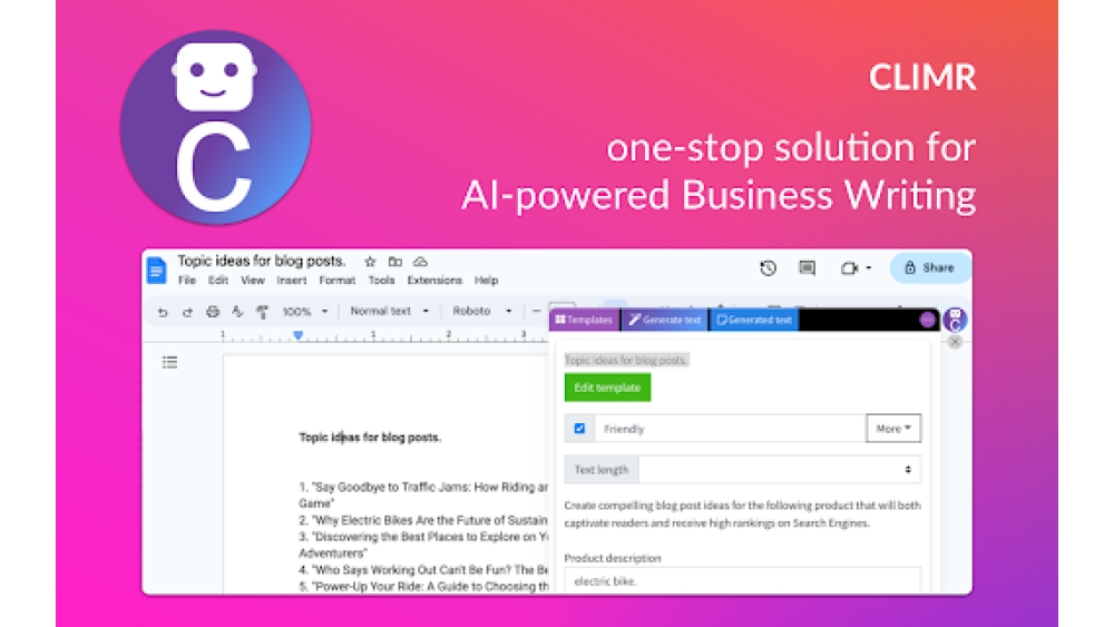 Climr - Chrome Extension