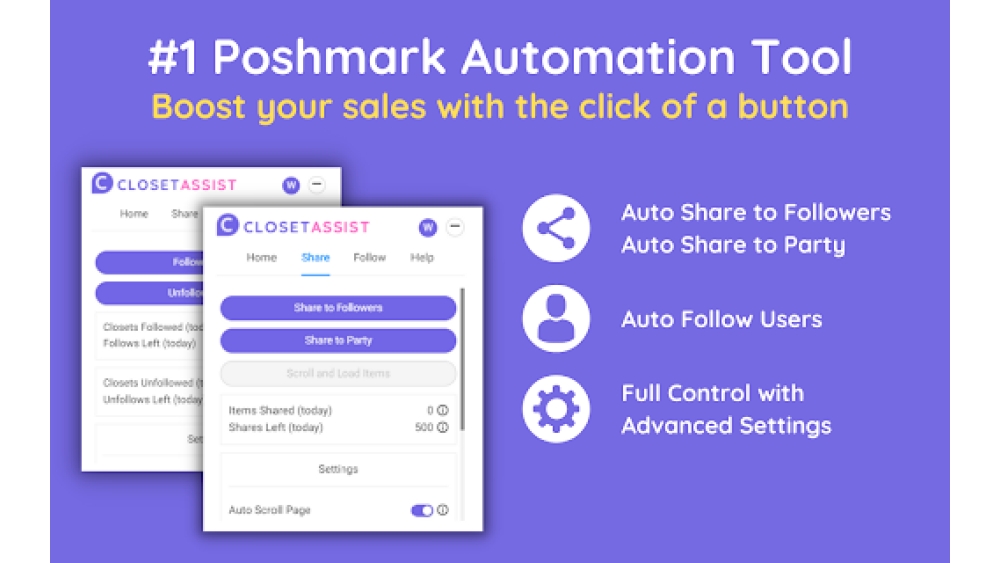 Closet Assist - Chrome Extension