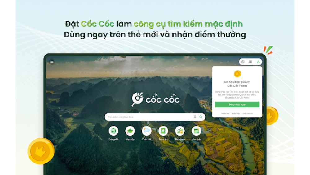 Cốc Cốc Search - Chrome Extension
