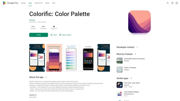 Colorific: Color Palette