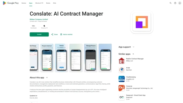 Conslate: AI Contract Manager