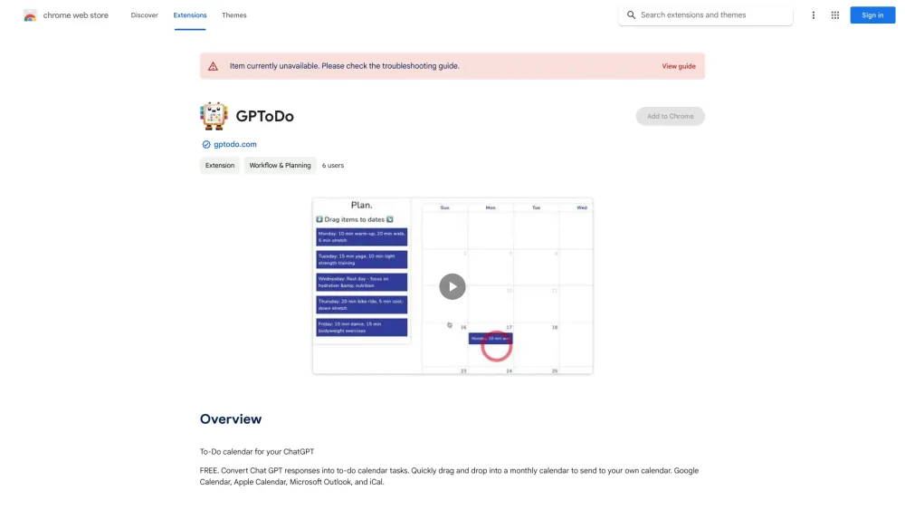 Convert Chat GPT to-do Calendar Tasks - Chrome Extension