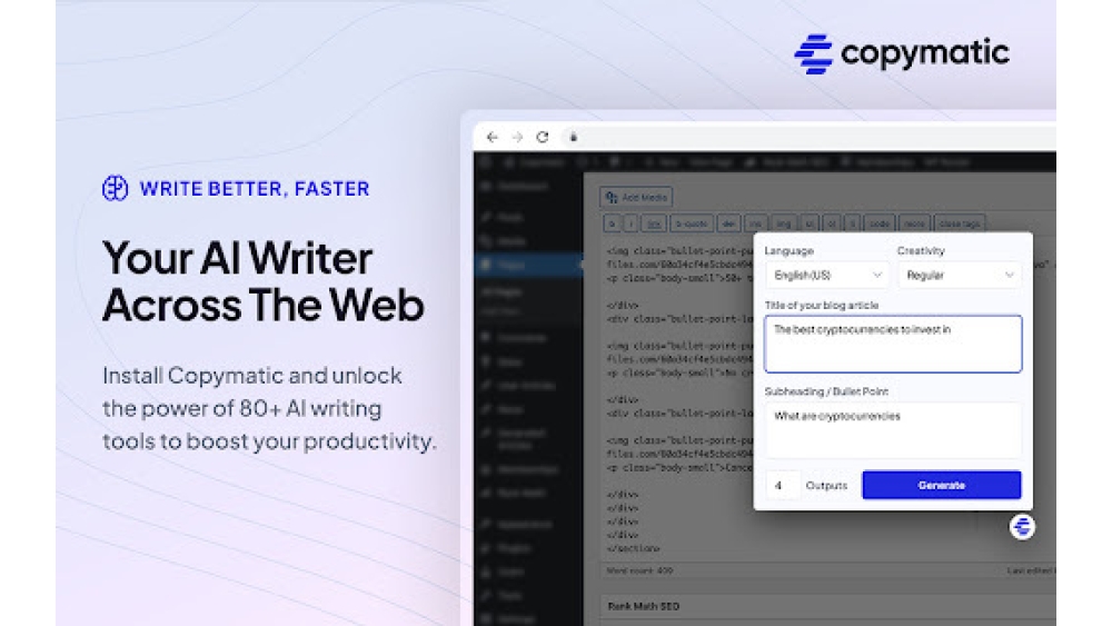 Copymatic - Chrome Extension