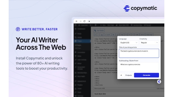 Copymatic - Chrome Extension