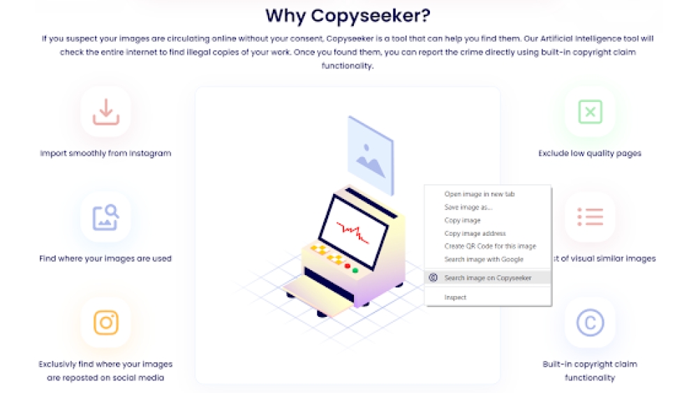 Copyseeker Image Search - Chrome Extension