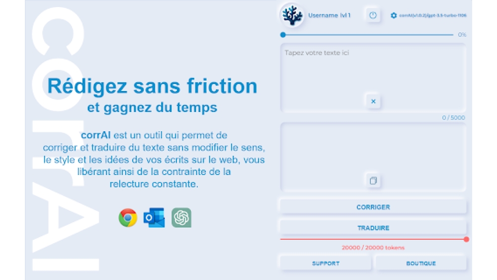corrAI - Chrome Extension