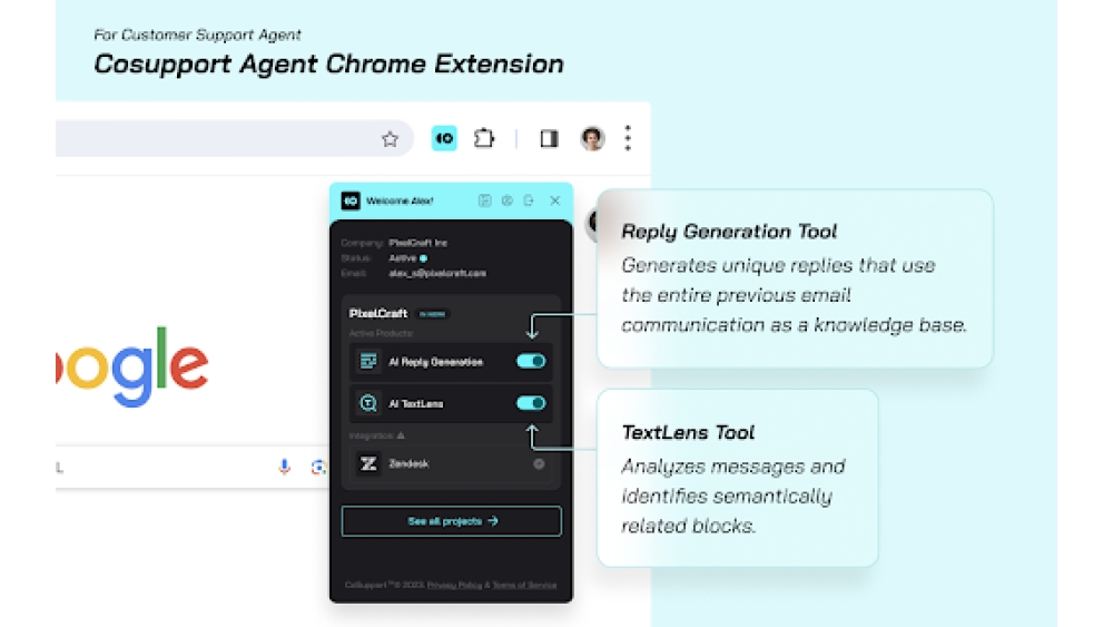 CoSupport Agents - Chrome Extension
