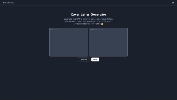 Cover Letter Generator