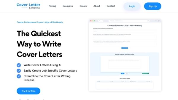 CoverLetterSimple.ai