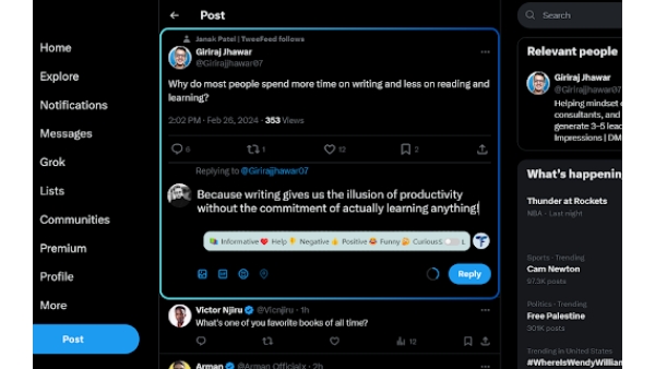 Craft Perfect Tweet Replies & DM with GPT-4 AI - Chrome Extension